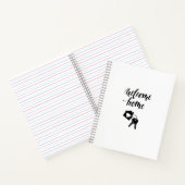 Welcome Zuhause House Key New Zuhause Buyer Notebo Notizblock (Innenseite)