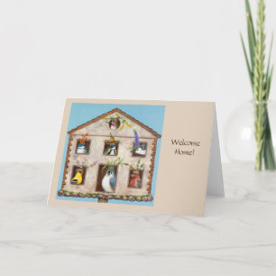Welcome-Zuhause-Karte Karte