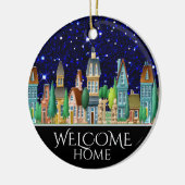 Welcome Zuhause Keramik Ornament (Links)