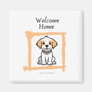 Welcome Zuhause Kühlschrankmagnet