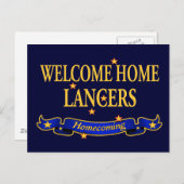 Welcome Zuhause Lancers Postkarte (Vorne/Hinten)