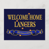 Welcome Zuhause Lancers Postkarte (Vorderseite)