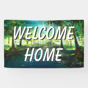 Welcome Zuhause Landswater-Banner Banner