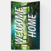 Welcome Zuhause Landswater-Banner Banner (Vertikal)