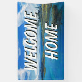 Welcome Zuhause Landswater-Banner Banner (Vertikal)