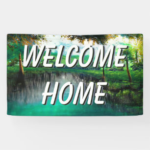 Welcome Zuhause Landswater-Banner Banner