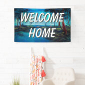 Welcome Zuhause Landswater-Banner Banner (Insitu)