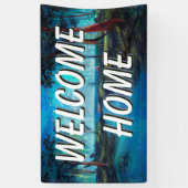 Welcome Zuhause Landswater-Banner Banner (Vertikal)