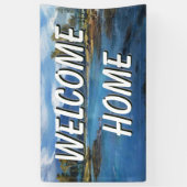 Welcome Zuhause Landswater-Banner Banner (Vertikal)