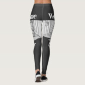 Welcome Zuhause Leggings (Rückseite)