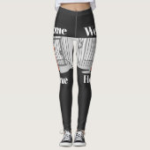 Welcome Zuhause Leggings (Vorderseite)