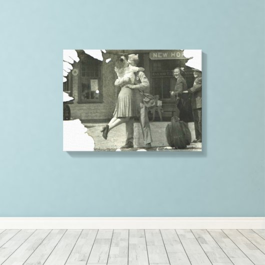 Welcome Zuhause | LEINWAND (Insitu (Holzboden))