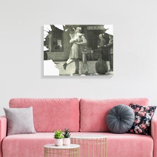 Welcome Zuhause | LEINWAND (Insitu (Wohnzimmer))