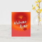Welcome Zuhause Liebe Card Karte (Gelbe Blume)