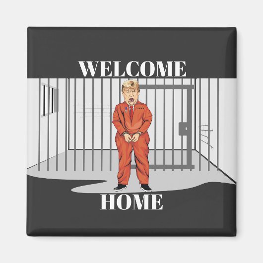 Welcome Zuhause Magnet (Vorne)