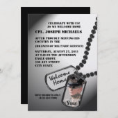 Welcome Zuhause/ Militär Einladung (Vorne/Hinten)