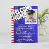Welcome Zuhause/ Militär Einladung (Stehend Vorderseite)