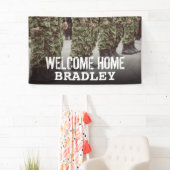 Welcome Zuhause | Militärsoldat Banner (Insitu)