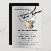 Welcome Zuhause/ Military Invitation Einladung (Vorne/Hinten)