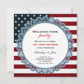 Welcome Zuhause Military Party Einladung (Vorderseite)