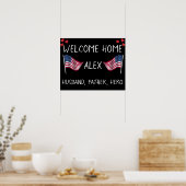 Welcome Zuhause Military Poster (Küche)