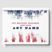 Welcome Zuhause Military Veteran Squadron Gästebuch (Vorderseite)