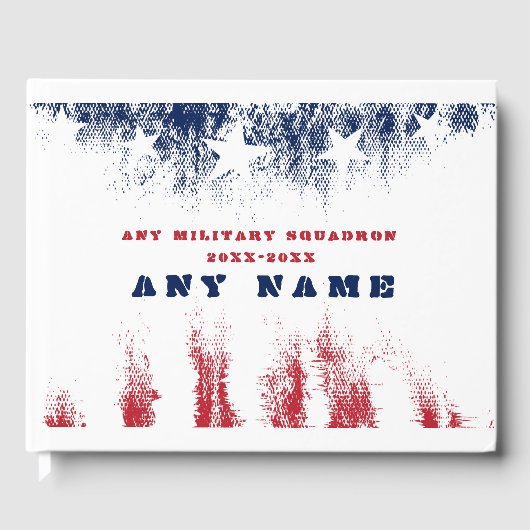 Welcome Zuhause Military Veteran Squadron Gästebuch (Vorderseite)