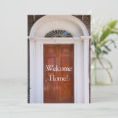 "Welcome Zuhause" - Neue Zuhause-Grußkarte Karte (Stehend Vorderseite)