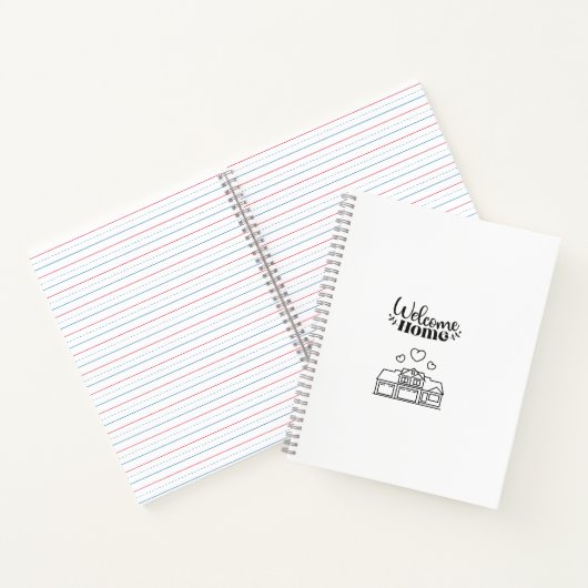 Welcome Zuhause New Zuhause Buyer Notebook Notizblock (Innenseite)