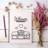 Welcome Zuhause New Zuhause Buyer Notebook Notizblock