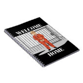 Welcome Zuhause Notebook Notizblock (Rechte Seite)