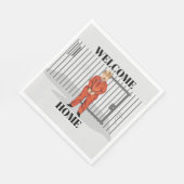 Welcome Zuhause Paper Napkin Serviette (Ecke)