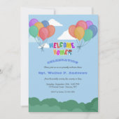 Welcome Zuhause Party Einladung (Vorderseite)