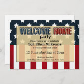 Welcome Zuhause Partys Einladung (Vorne/Hinten)