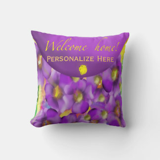 Welcome Zuhause Personalisiert Throw Kissen