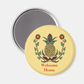 Welcome Zuhause Pineaple Magnet (Vorderseite/Rückseite)