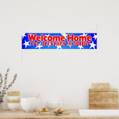 Welcome Zuhause Poster (Küche)