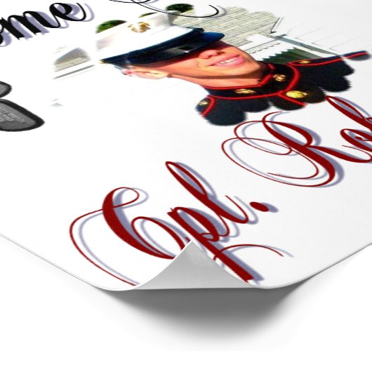 Welcome Zuhause Poster (Ecke)