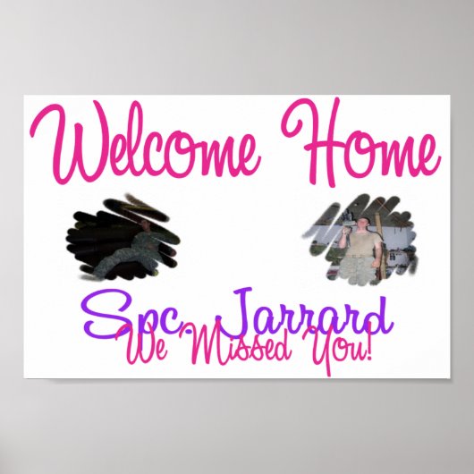Welcome Zuhause Poster (Vorne)
