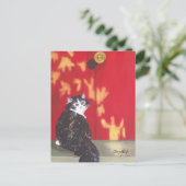 Welcome Zuhause Postkarte (Stehend Vorderseite)