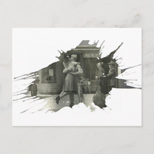 Welcome Zuhause | Postkarte (Vorderseite)