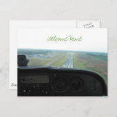 Welcome Zuhause Postkarte (Vorne/Hinten)