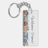 Welcome Zuhause Real Anwesen Agent Geschenk Schlüsselanhänger (Vorderseite links)