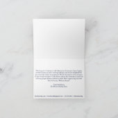 "Welcome Zuhause" Real Anwesen Client Dankeskarte (Innenseite)