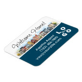 Welcome Zuhause Real Anwesen Closing-Geschenk Magnet (Linke Seite)