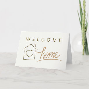 Welcome Zuhause Realtor Client Minimalistisch Eleg Dankeskarte