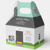 Welcome Zuhause Realtor Logo Groß Geschenkschachtel (Vorderseite)