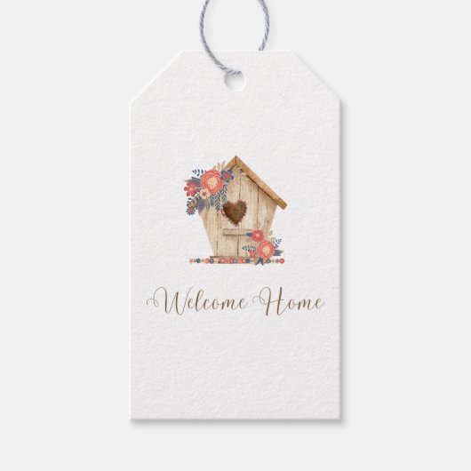 Welcome Zuhause Realtor Personalisiert Geschenkanhänger (Vorderseite)