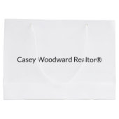 Welcome Zuhause Realtor Personalisiert Große Geschenktüte (Rückseite)