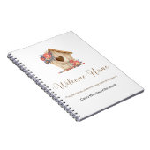 Welcome Zuhause Realtor Personalisiert Notizblock (Rechte Seite)